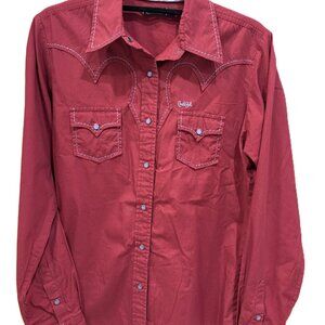 Cruel Girl Cowboy Shirt Ladies size L